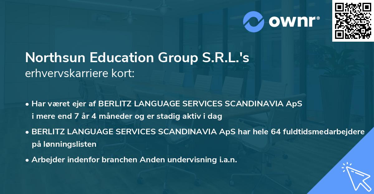 Northsun Education Group S.R.L.'s erhvervskarriere kort
