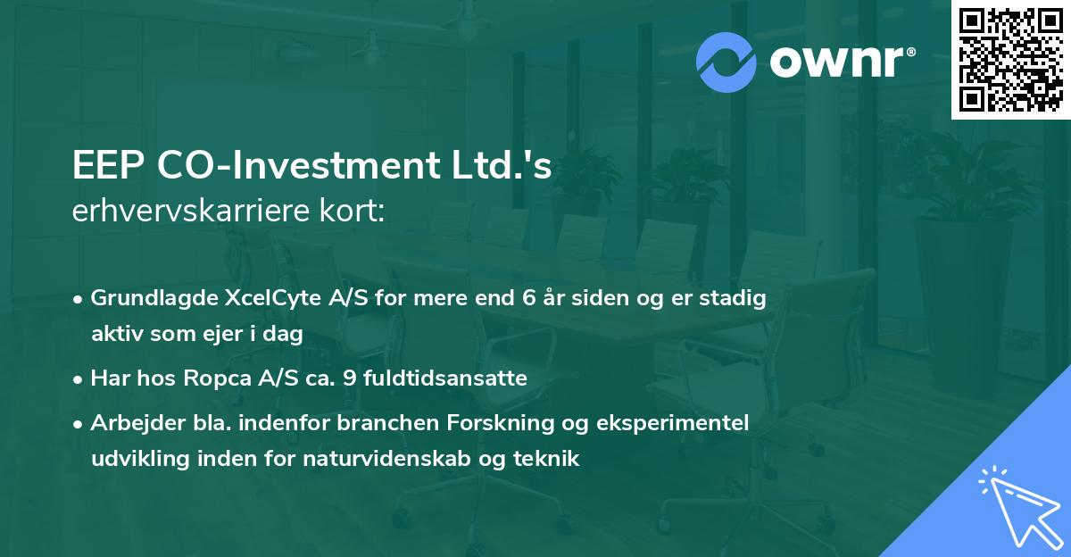 EEP CO-Investment Ltd.'s erhvervskarriere kort