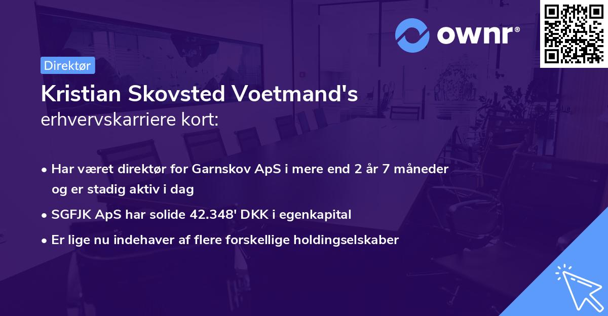 Kristian Skovsted Voetmand's erhvervskarriere kort