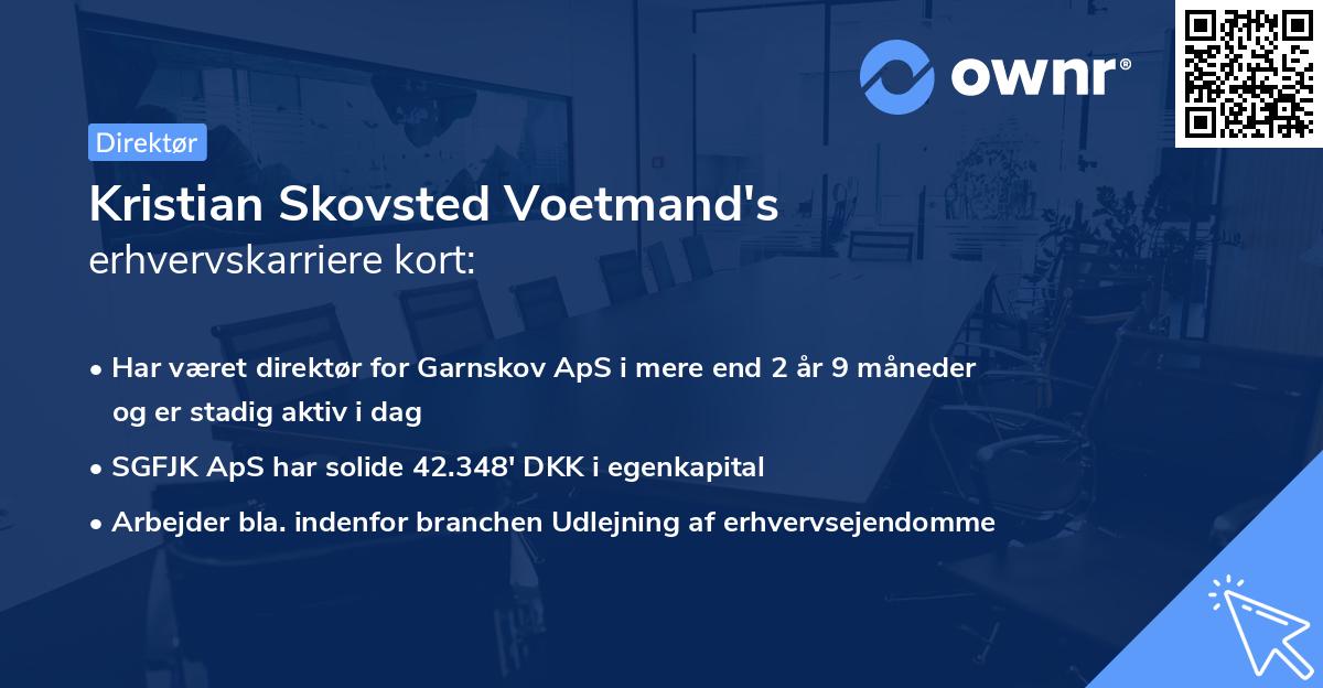 Kristian Skovsted Voetmand's erhvervskarriere kort