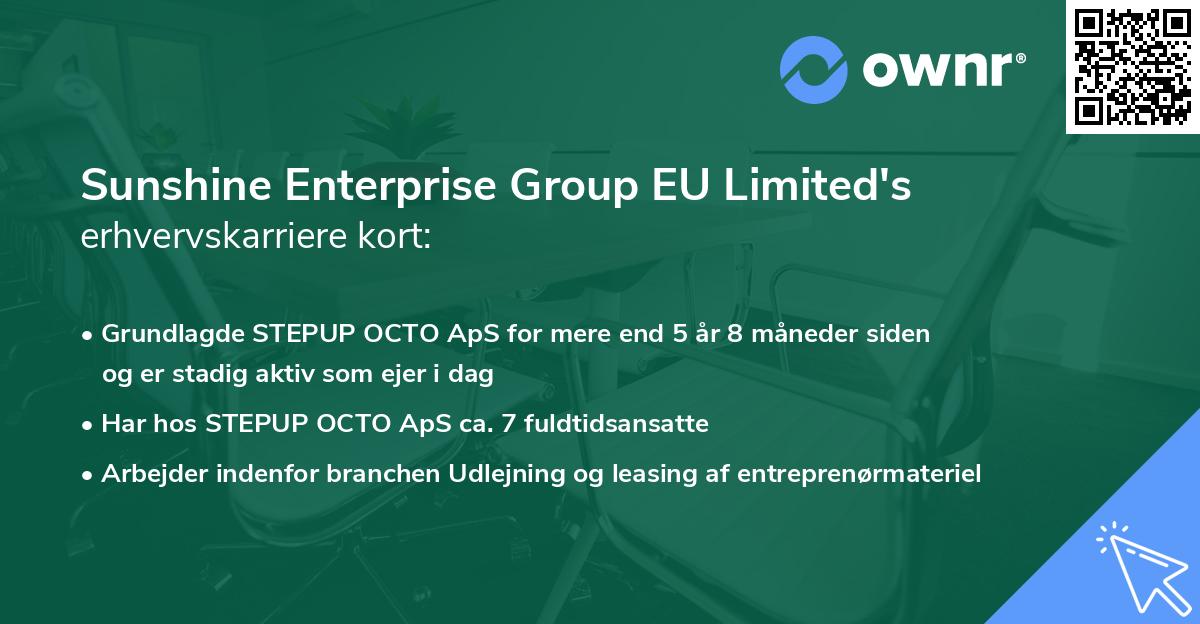 Sunshine Enterprise Group EU Limited's erhvervskarriere kort