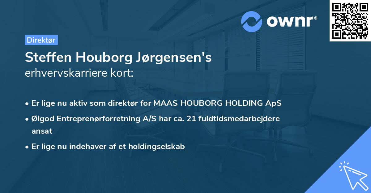 Steffen Houborg Jørgensen's erhvervskarriere kort