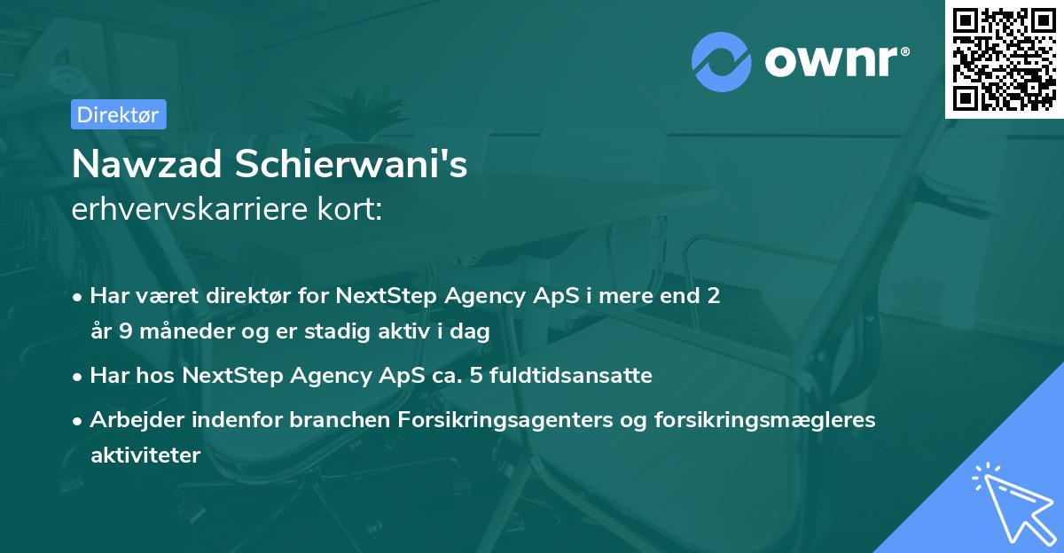 Nawzad Schierwani's erhvervskarriere kort