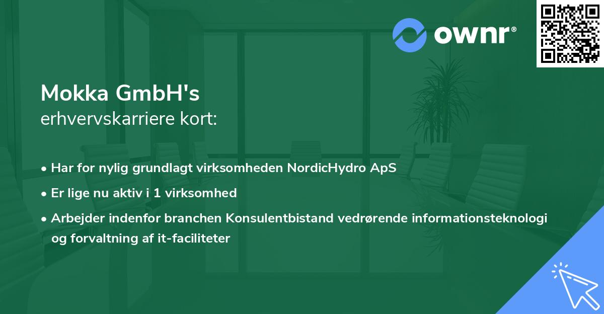 Mokka GmbH's erhvervskarriere kort