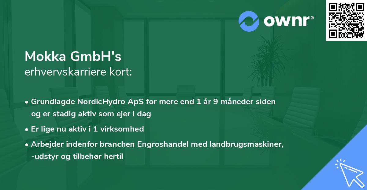 Mokka GmbH's erhvervskarriere kort