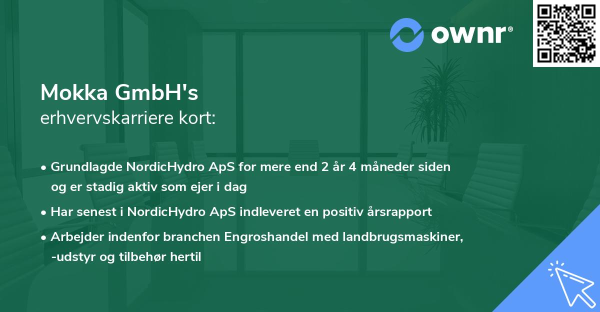 Mokka GmbH's erhvervskarriere kort