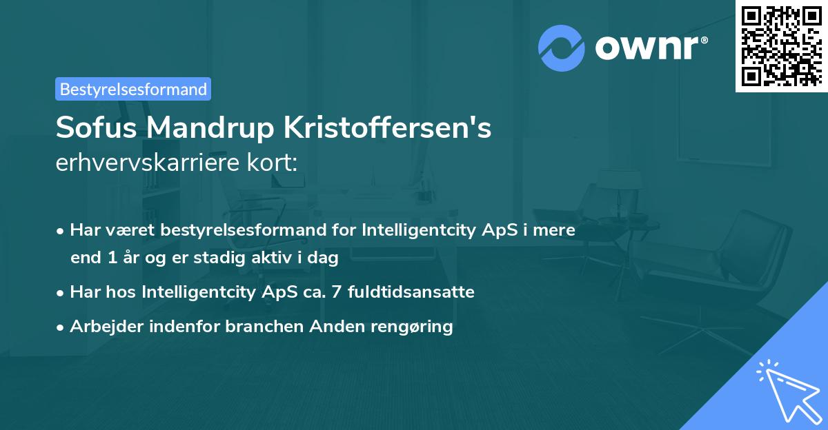 Sofus Mandrup Kristoffersen's erhvervskarriere kort