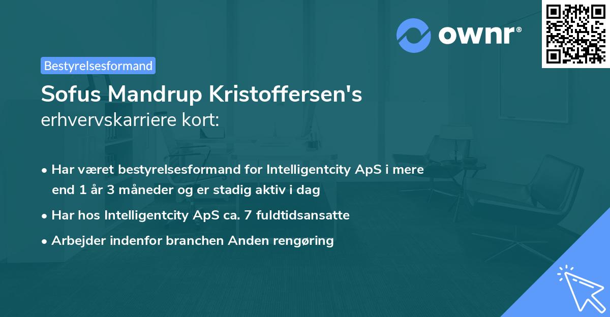 Sofus Mandrup Kristoffersen's erhvervskarriere kort