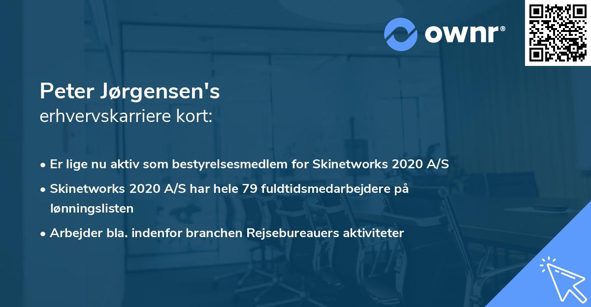 Peter Jørgensen's erhvervskarriere kort