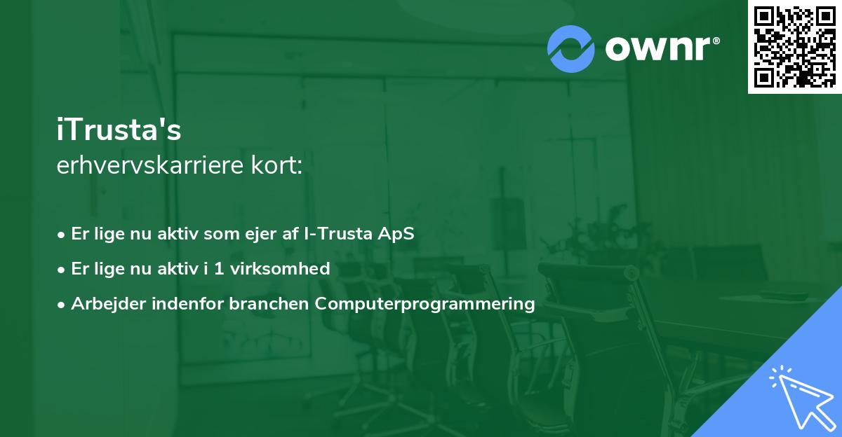 iTrusta's erhvervskarriere kort