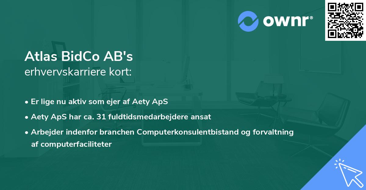 Atlas BidCo AB's erhvervskarriere kort