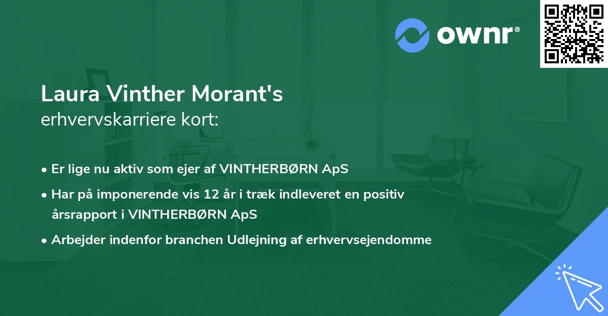 Laura Vinther Morant's erhvervskarriere kort