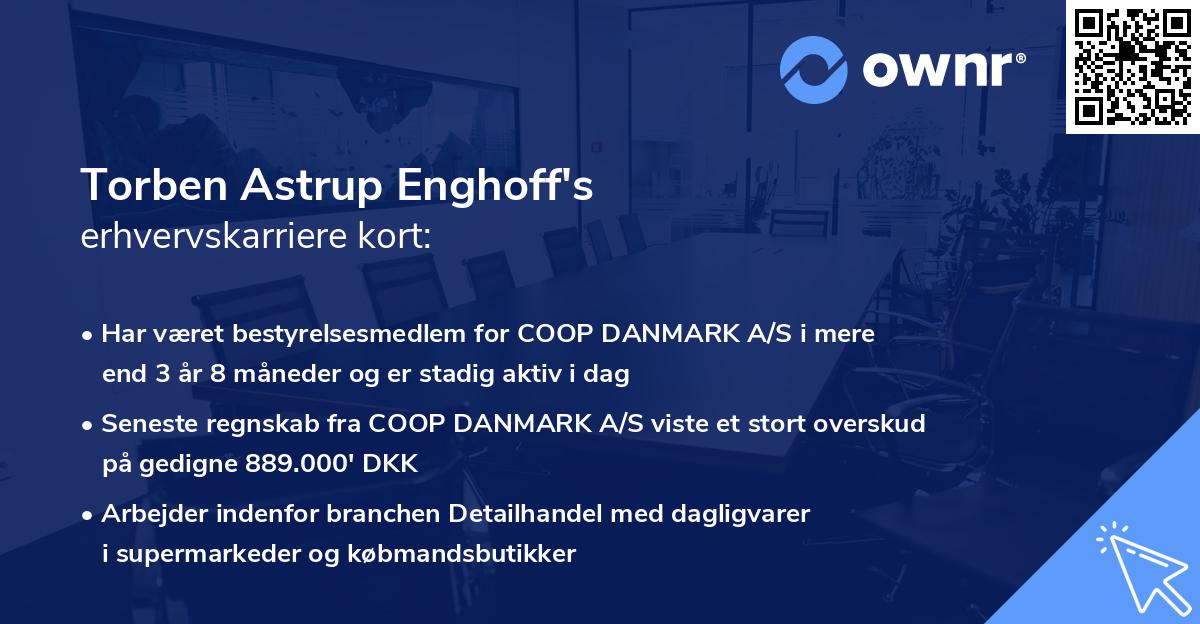 Torben Astrup Enghoff's erhvervskarriere kort