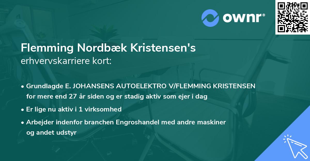 Flemming Nordbæk Kristensen's erhvervskarriere kort