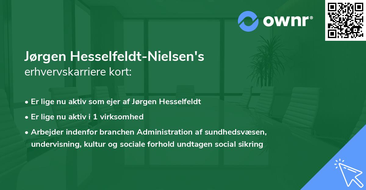 Jørgen Hesselfeldt-Nielsen's erhvervskarriere kort