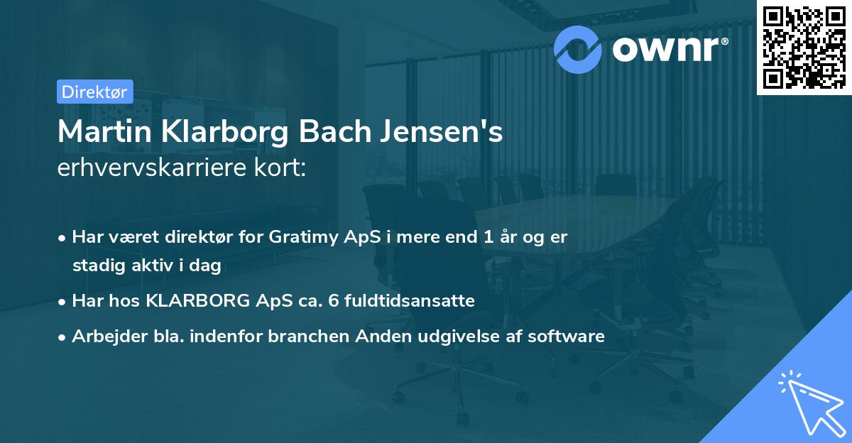 Martin Klarborg Bach Jensen's erhvervskarriere kort
