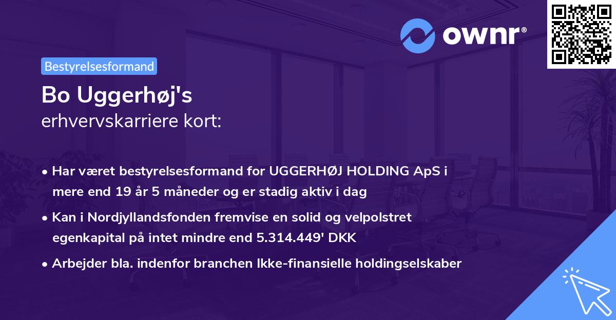 Bo Uggerhøj's erhvervskarriere kort