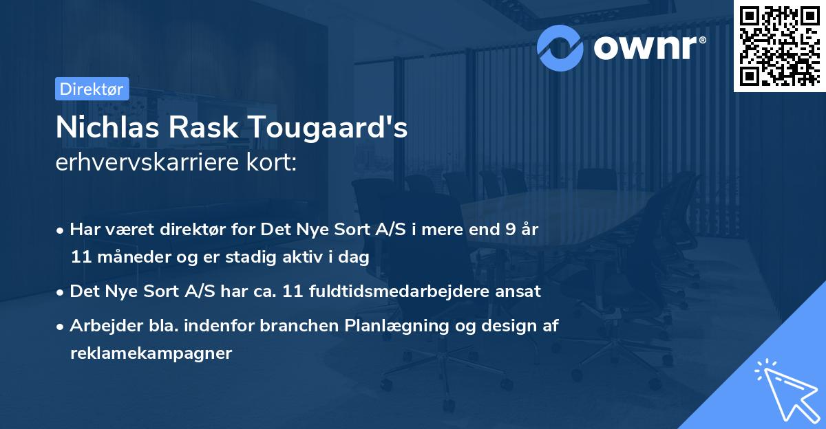 Nichlas Rask Tougaard's erhvervskarriere kort
