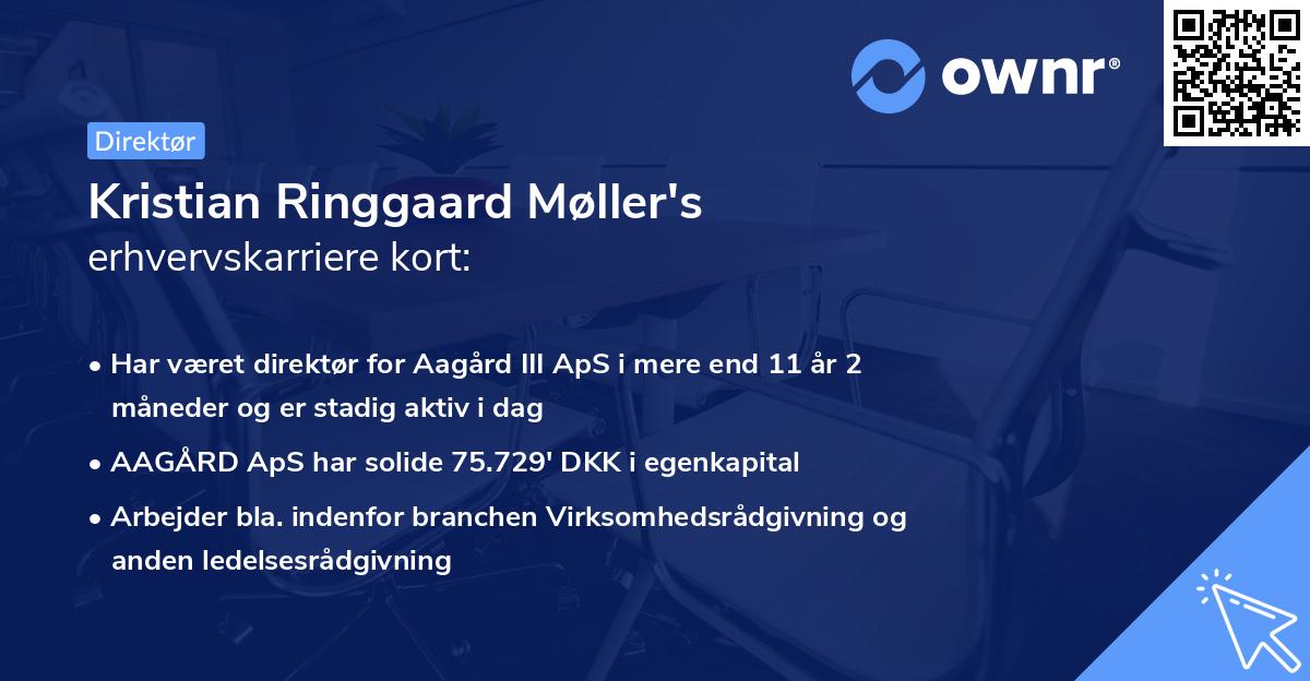 Kristian Ringgaard Møller's erhvervskarriere kort