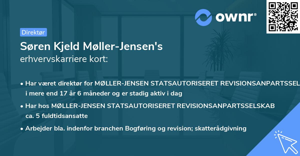 Søren Kjeld Møller-Jensen's erhvervskarriere kort