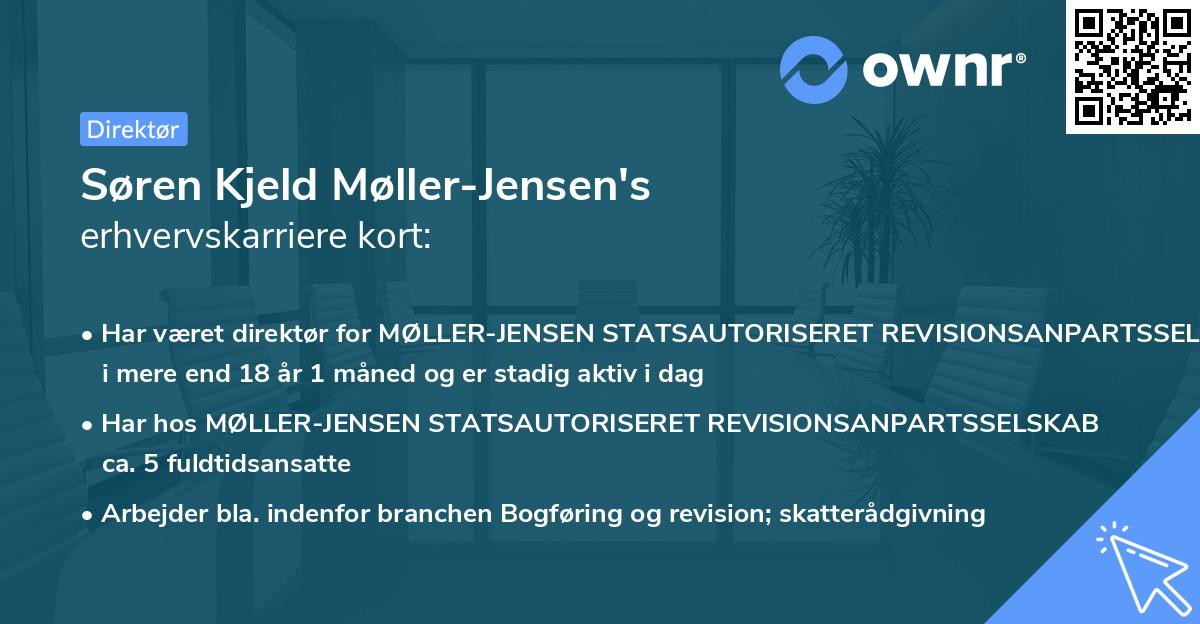 Søren Kjeld Møller-Jensen's erhvervskarriere kort