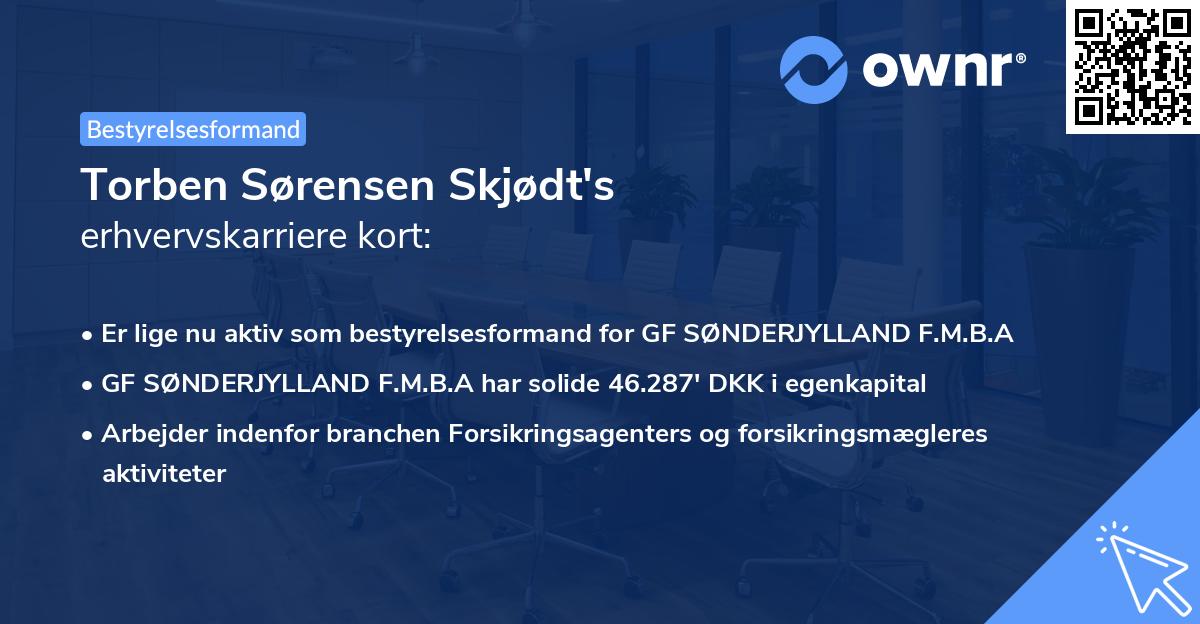 Torben Sørensen Skjødt's erhvervskarriere kort