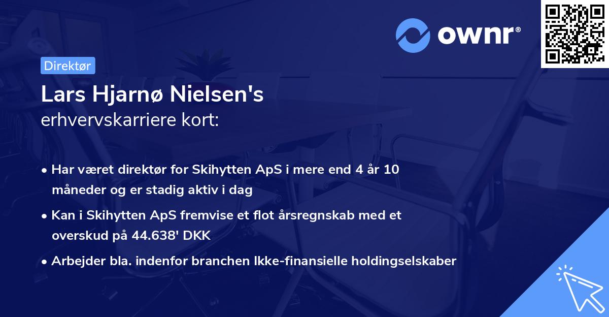 Lars Hjarnø Nielsen's erhvervskarriere kort
