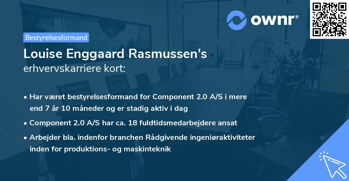Louise Enggaard Rasmussen's erhvervskarriere kort