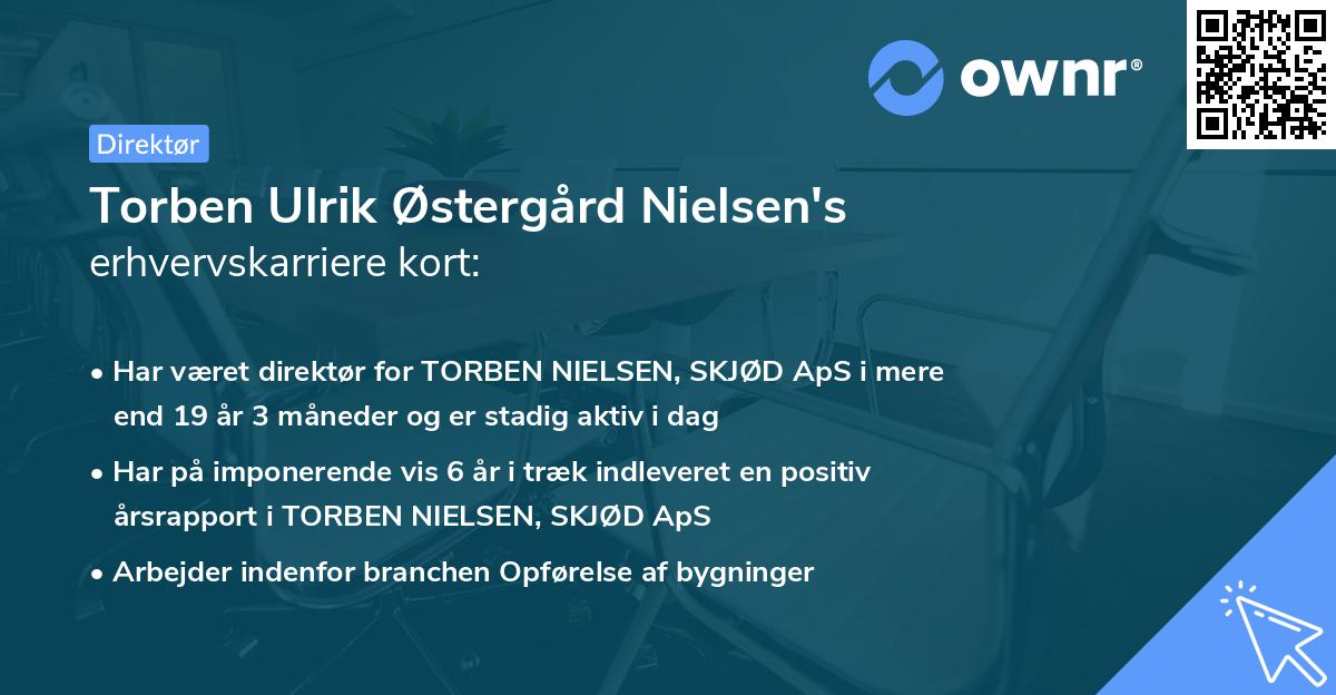 Torben Ulrik Østergård Nielsen's erhvervskarriere kort