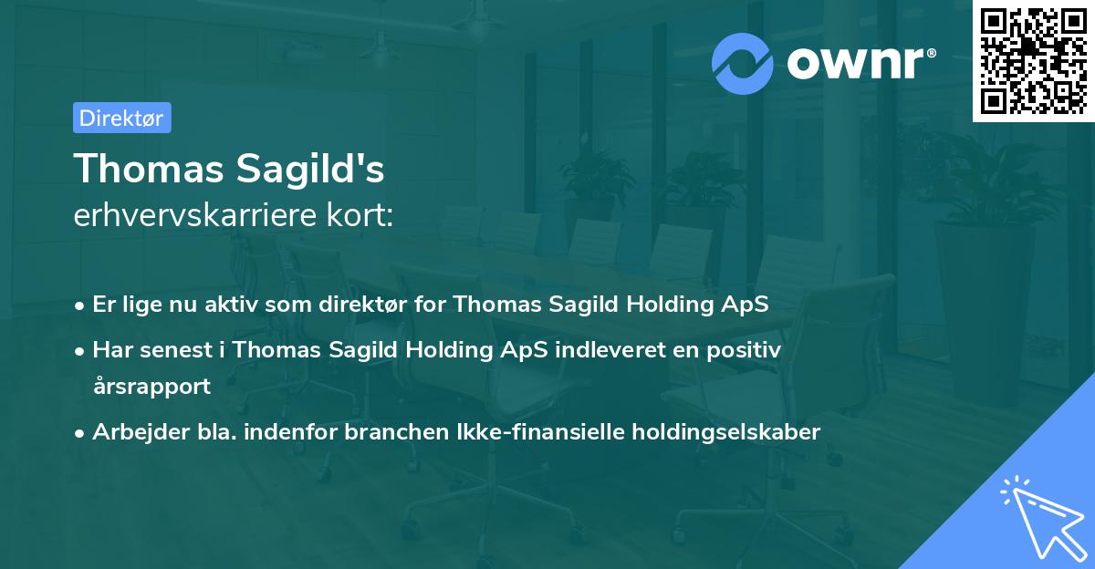 Thomas Sagild's erhvervskarriere kort