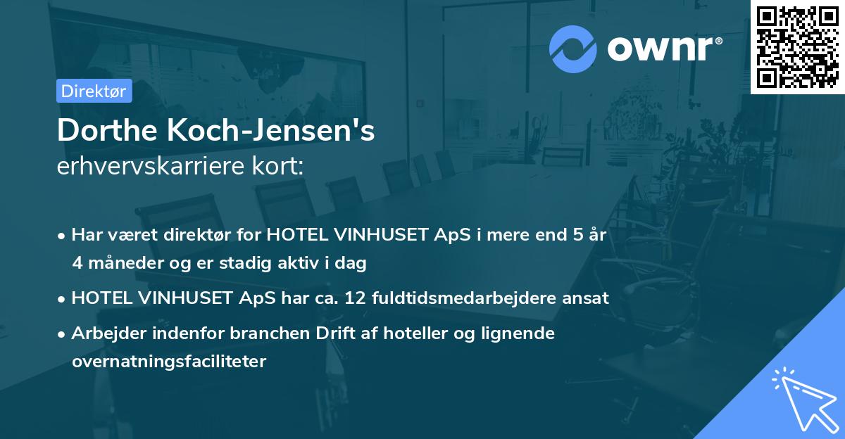 Dorthe Koch-Jensen's erhvervskarriere kort