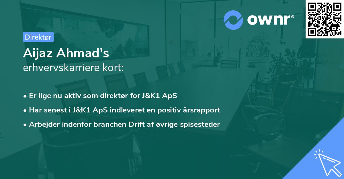 Aijaz Ahmad's erhvervskarriere kort