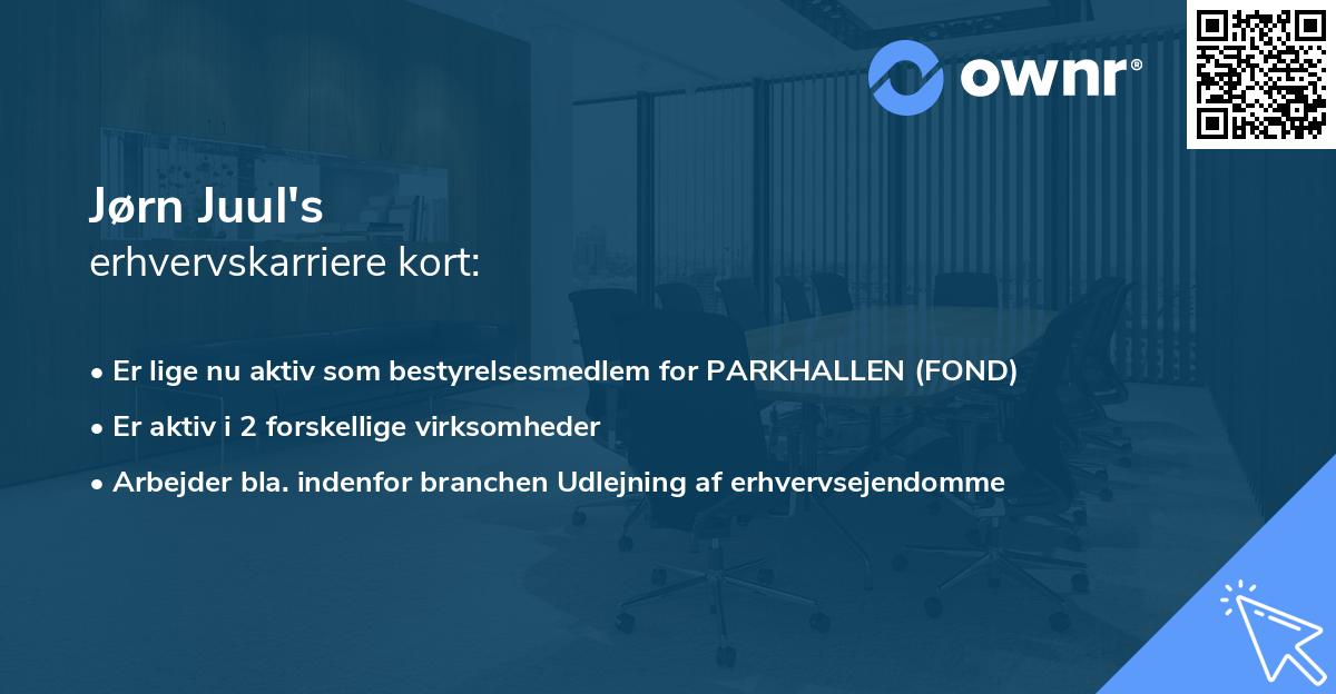 Jørn Juul's erhvervskarriere kort