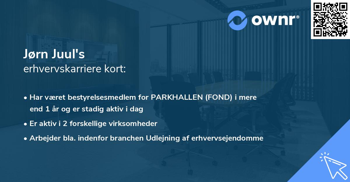 Jørn Juul's erhvervskarriere kort