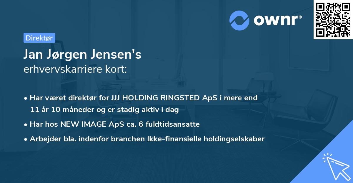 Jan Jørgen Jensen's erhvervskarriere kort