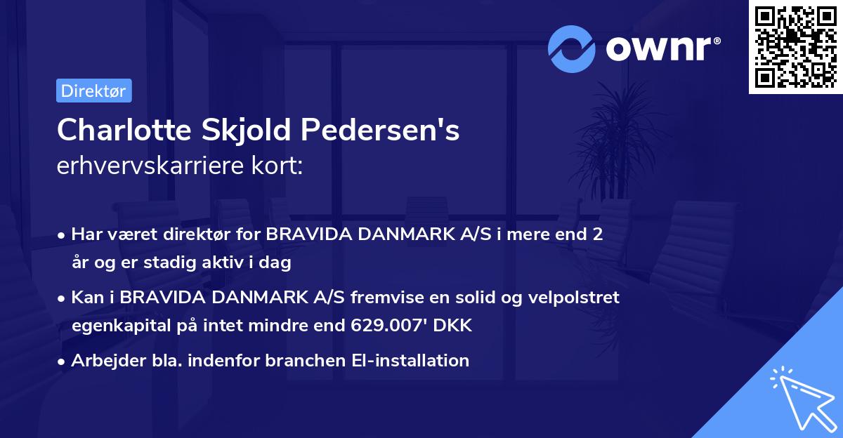Charlotte Skjold Pedersen's erhvervskarriere kort