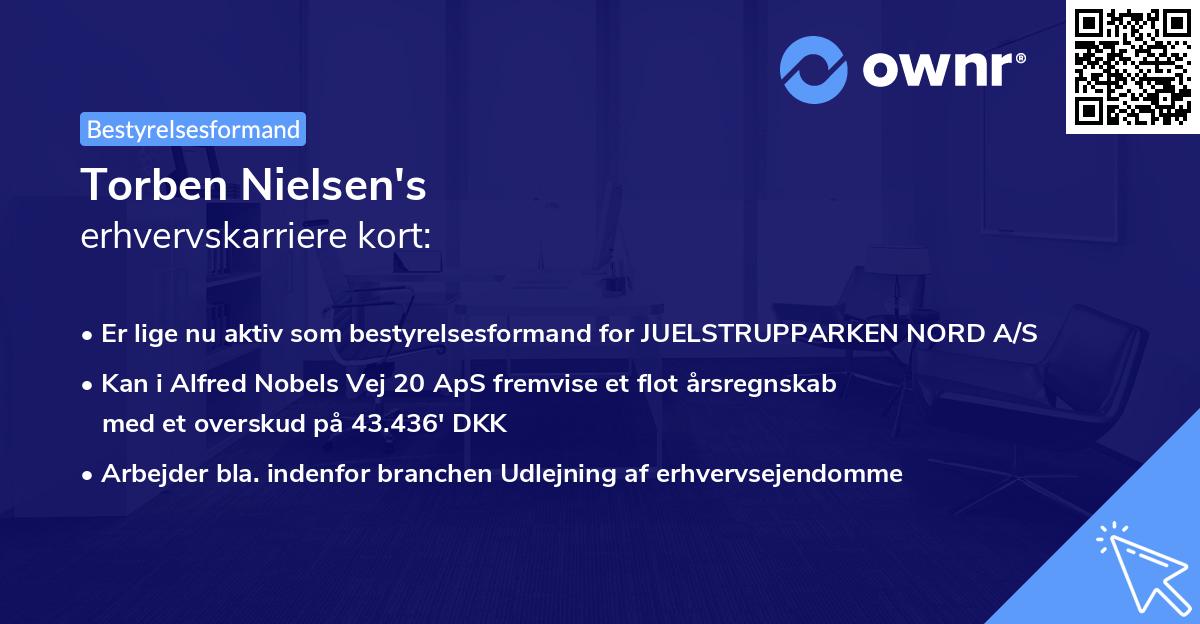 Torben Nielsen's erhvervskarriere kort