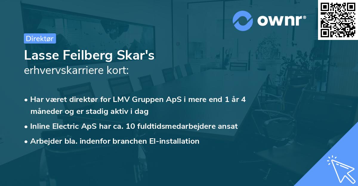 Lasse Feilberg Skar's erhvervskarriere kort