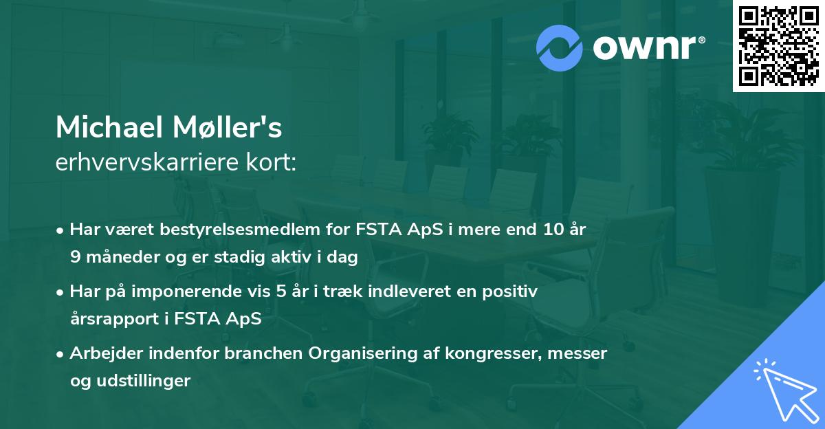 Michael Møller's erhvervskarriere kort
