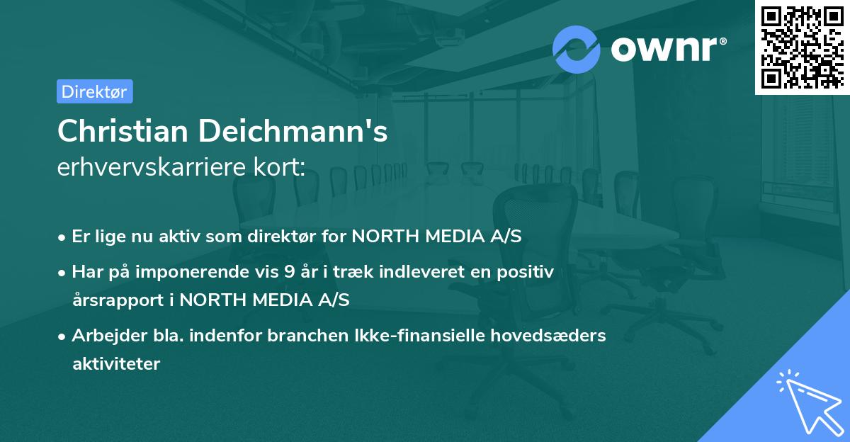 Christian Deichmann's erhvervskarriere kort