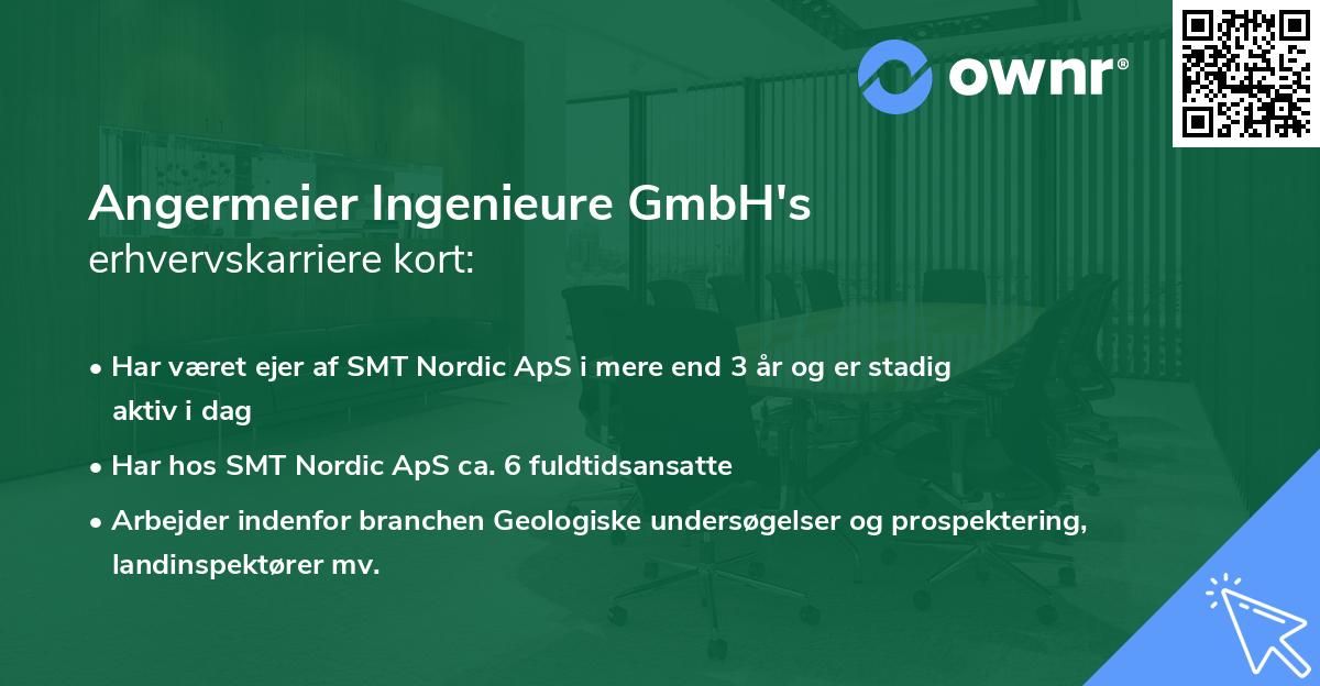 Angermeier Ingenieure GmbH's erhvervskarriere kort