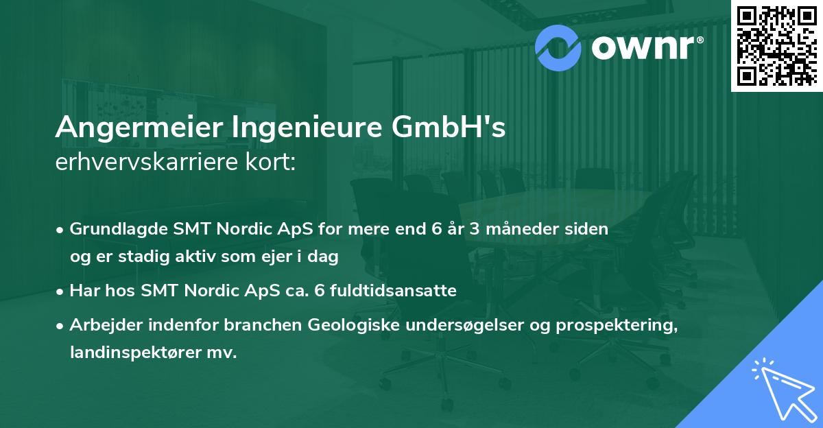 Angermeier Ingenieure GmbH's erhvervskarriere kort