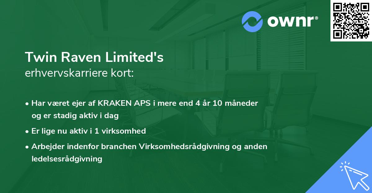 Twin Raven Limited's erhvervskarriere kort