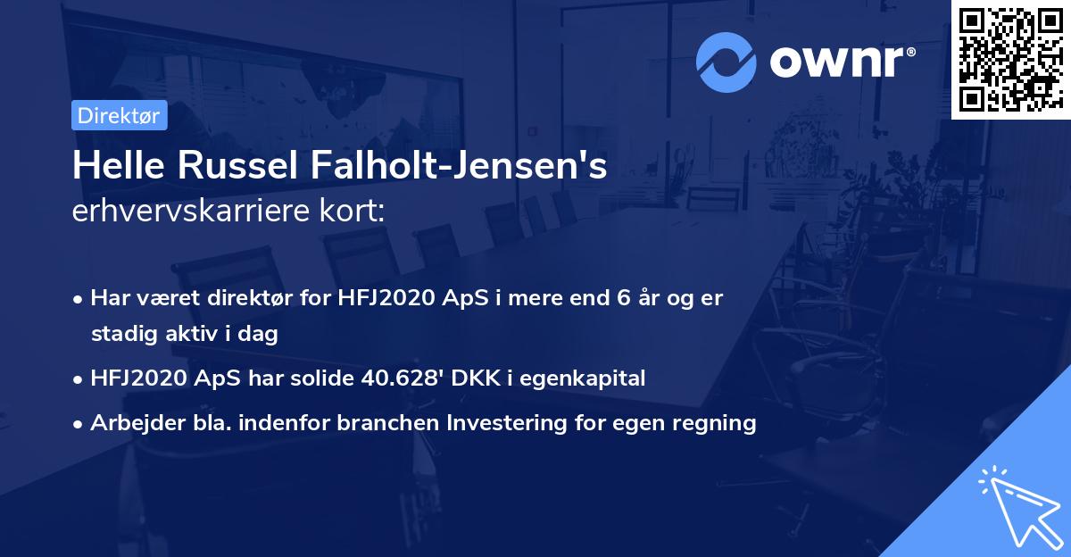 Helle Russel Falholt-Jensen's erhvervskarriere kort