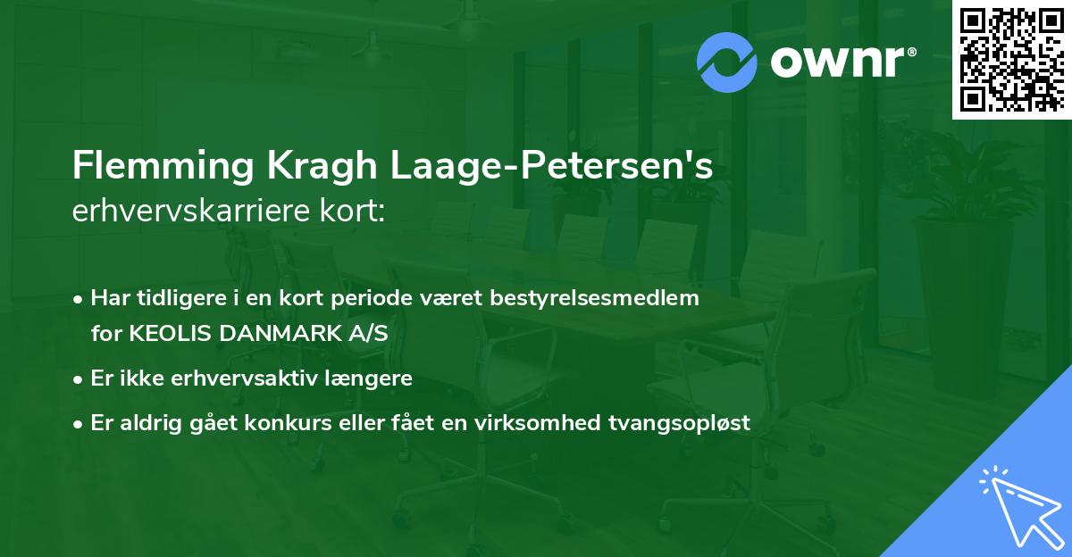 Flemming Kragh Laage-Petersen's erhvervskarriere kort