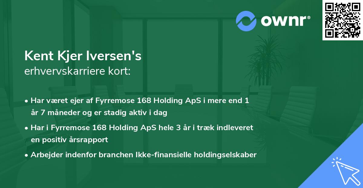 Kent Kjer Iversen's erhvervskarriere kort