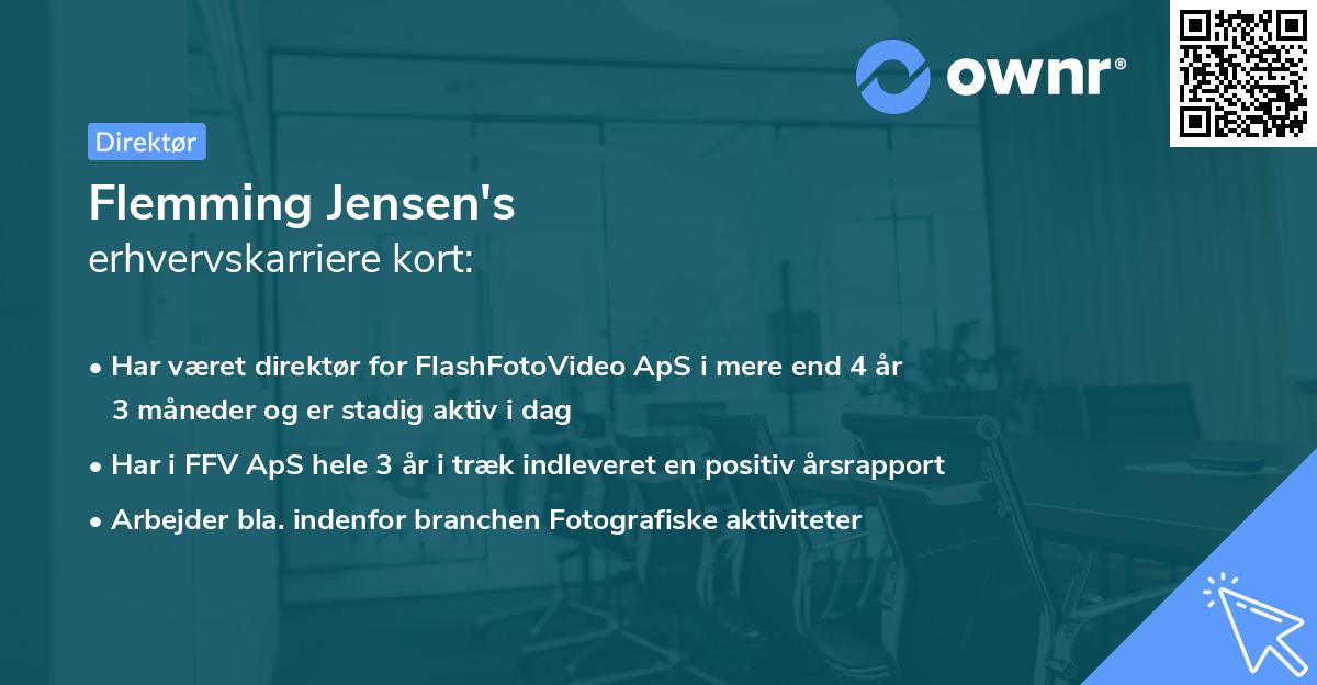 Flemming Jensen's erhvervskarriere kort
