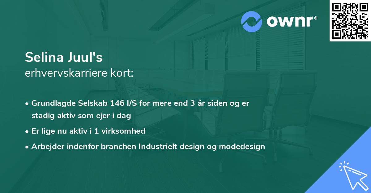 Selina Juul's erhvervskarriere kort