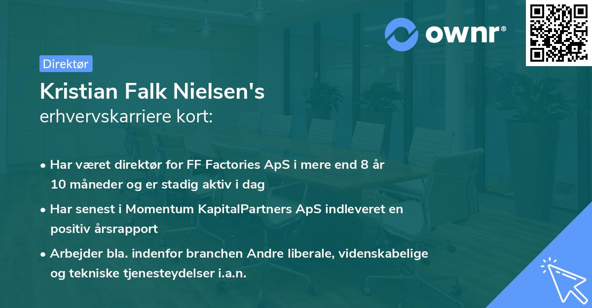 Kristian Falk Nielsen's erhvervskarriere kort