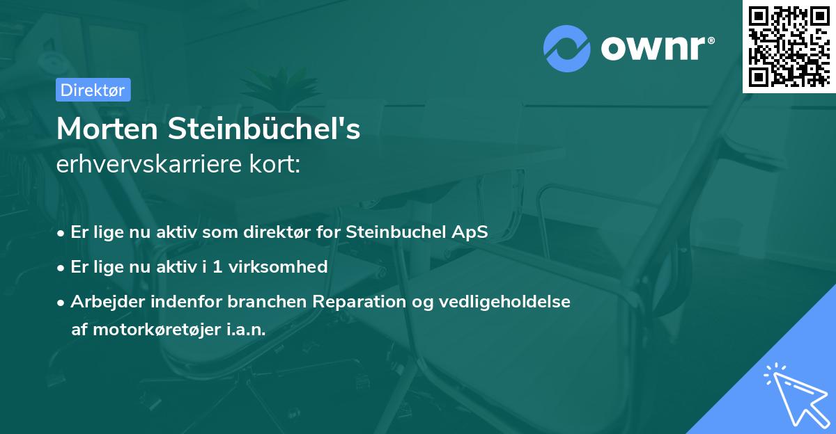 Morten Steinbüchel's erhvervskarriere kort